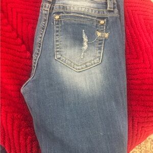 Miss Me Blue Straight Leg Jeans